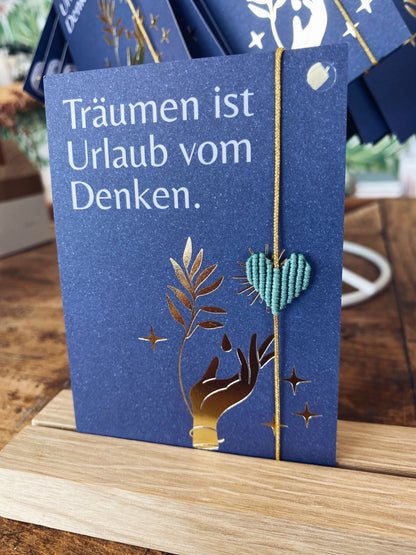Armband Herz - Träumen ist Urlaub