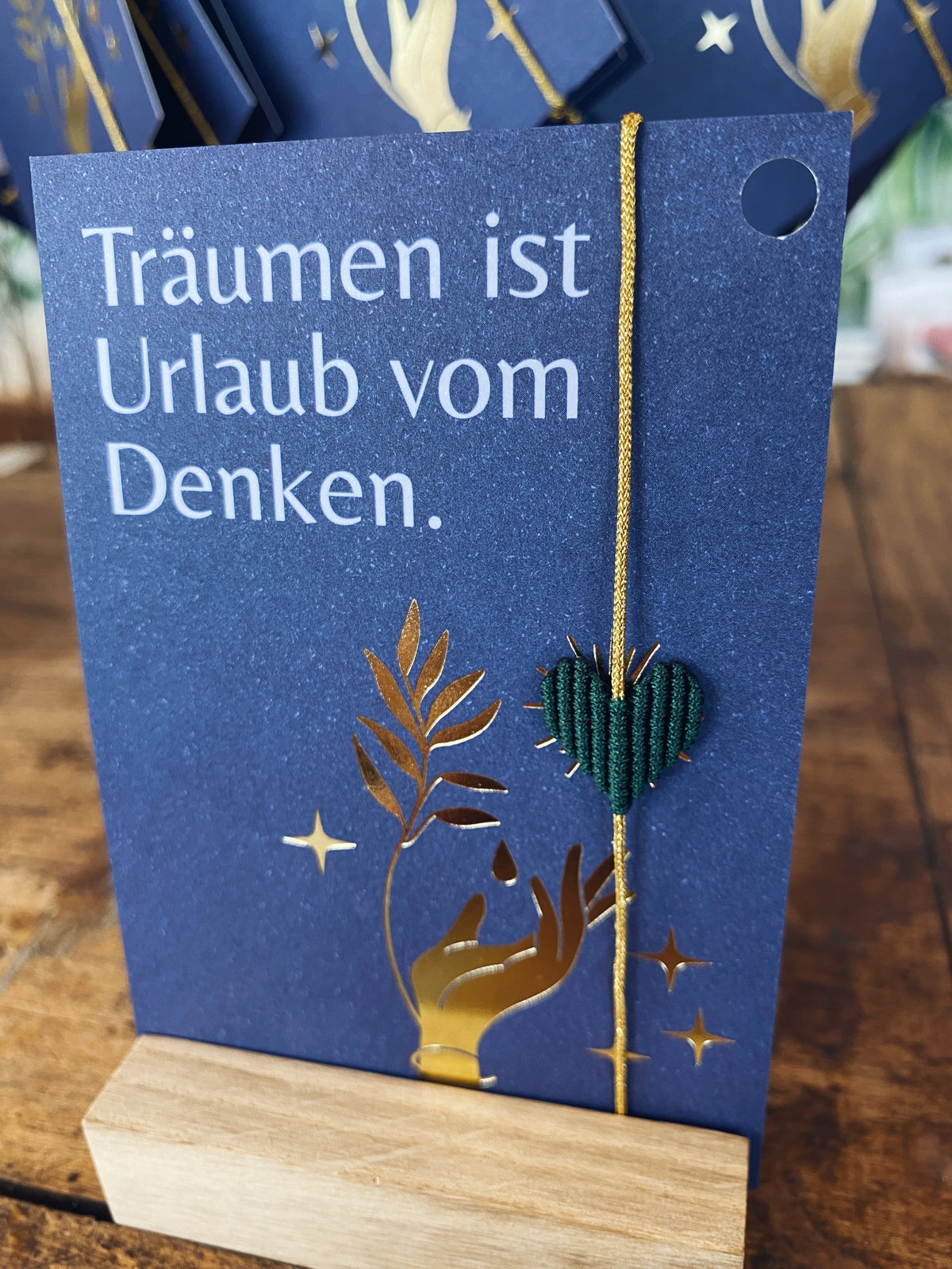Armband Herz - Träumen ist Urlaub