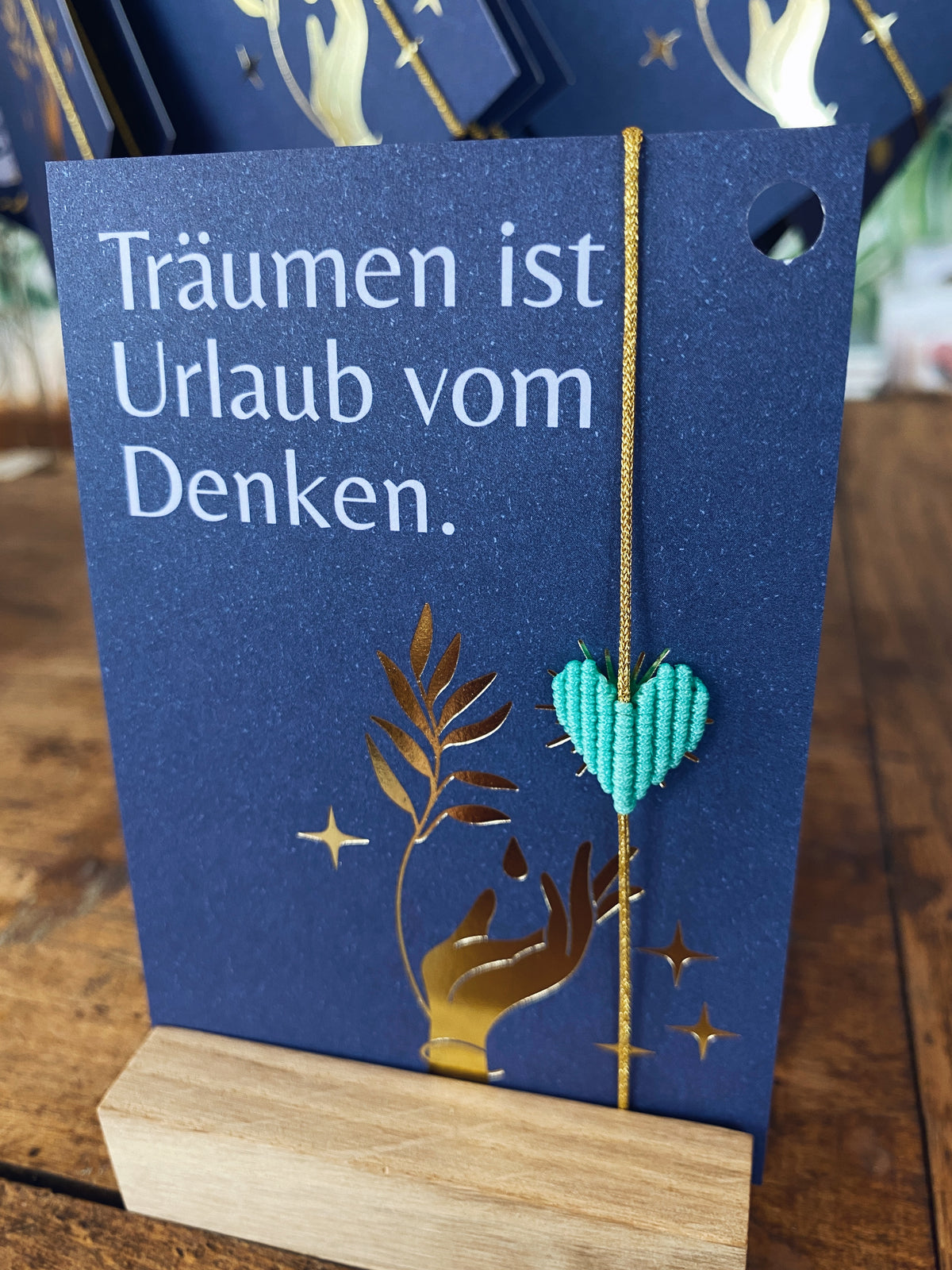 Armband Herz - Träumen ist Urlaub