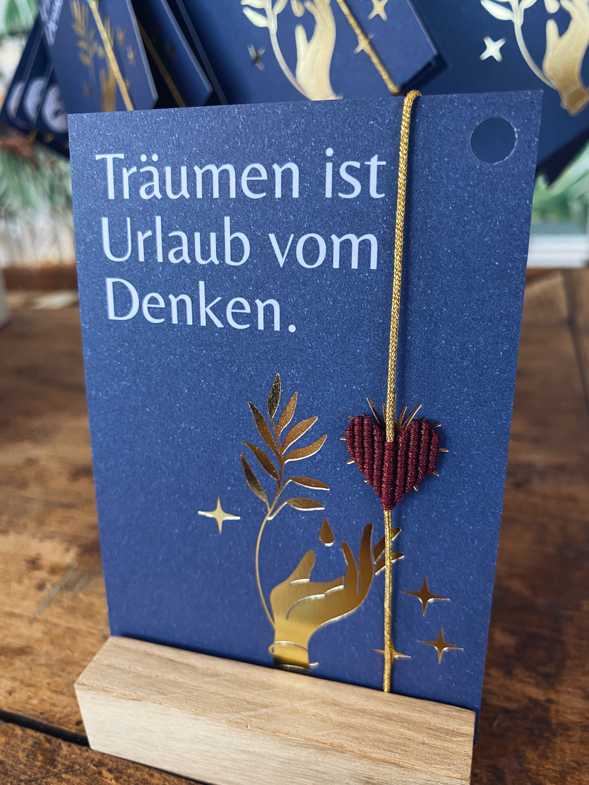 Armband Herz - Träumen ist Urlaub