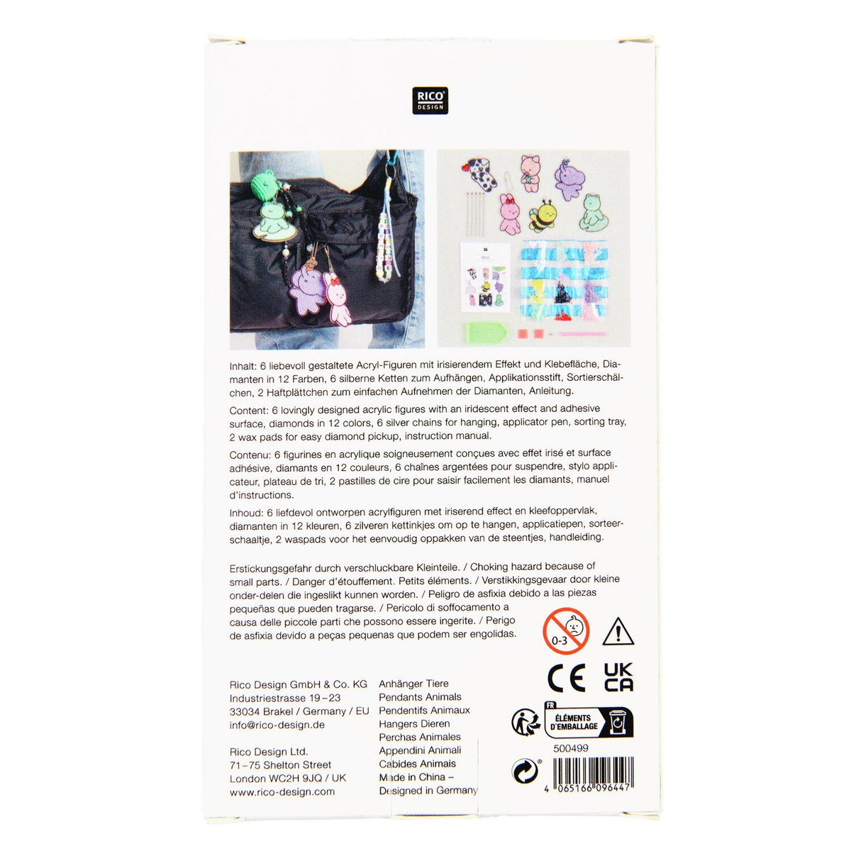 Rico Design "Diamond Painting Aufhänger Tiere"