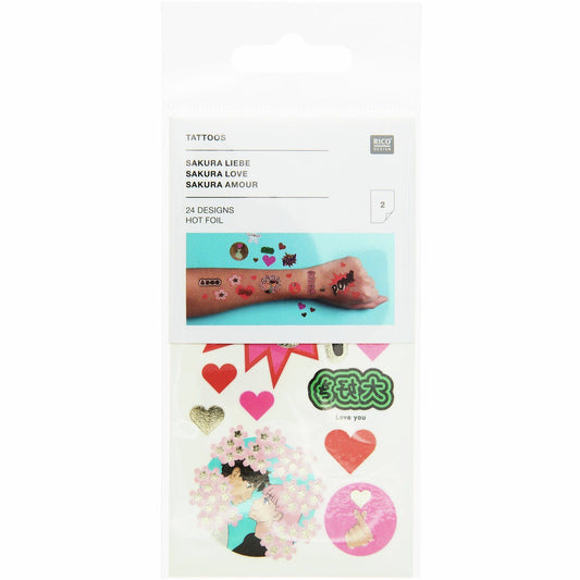 Rico Design "Tattoos Sakura Liebe"