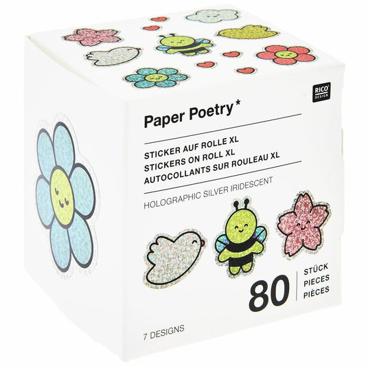 Rico Design Sticker Rolle "Chingu Blumen"